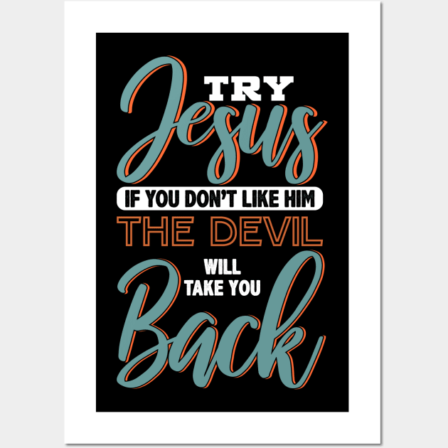 Jesus Love Gift Christian Bibel Verse Wall Art by Caskara